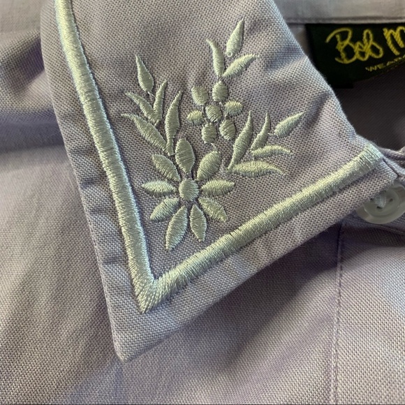 Bob Mackie NWT Wearables Art Lavender Embroidered Top Size XXS - Picture 5 of 11